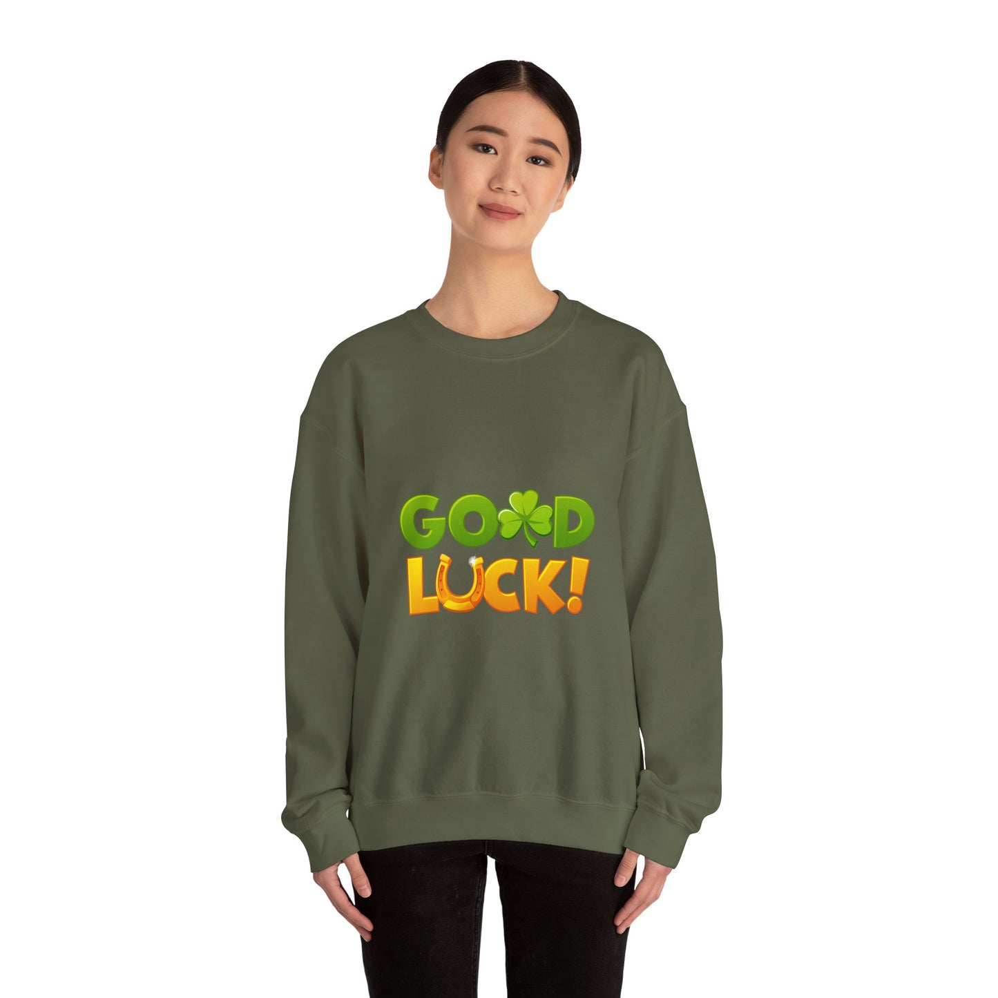 Good Luck Unisex Heavy Blend™ Crewneck Sweatshirt