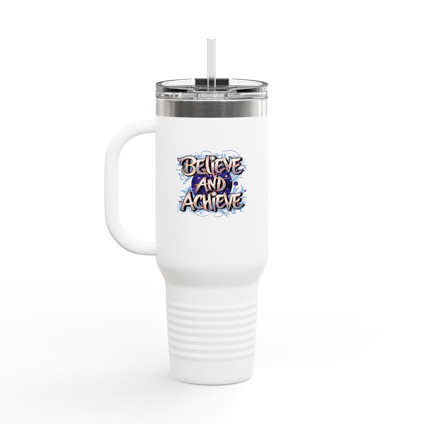 Believe And Achieve Insulated Travel Mug, 40oz
