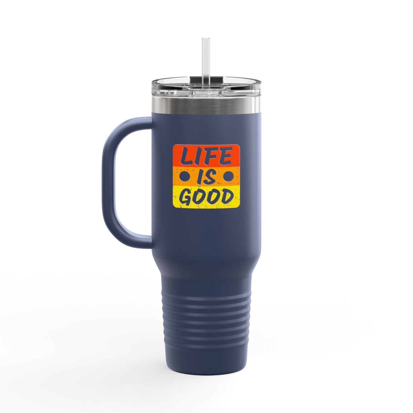 Life Is Good Insulated Travel Mug, 40oz