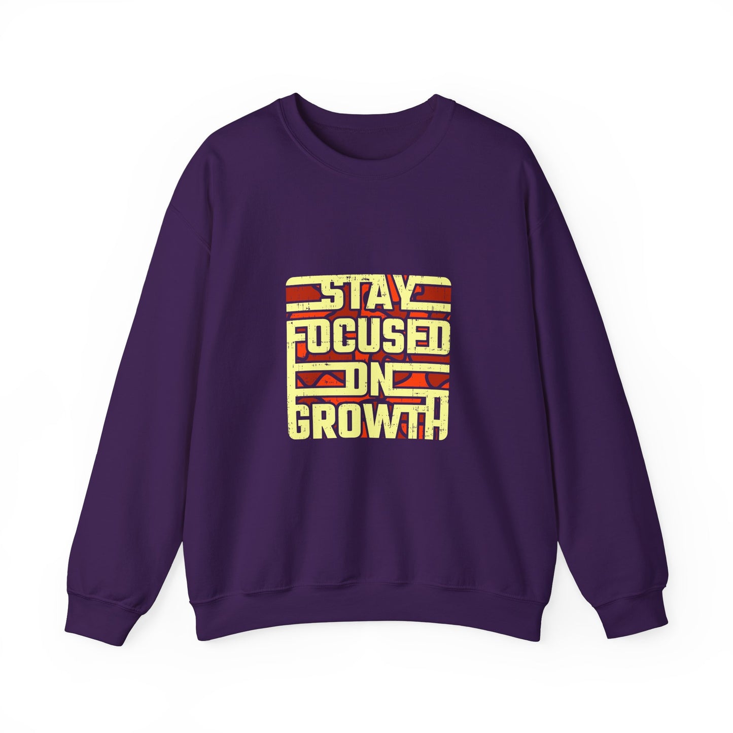 Stay Focused On Growth Unisex Heavy Blend™ Crewneck Sweatshirt