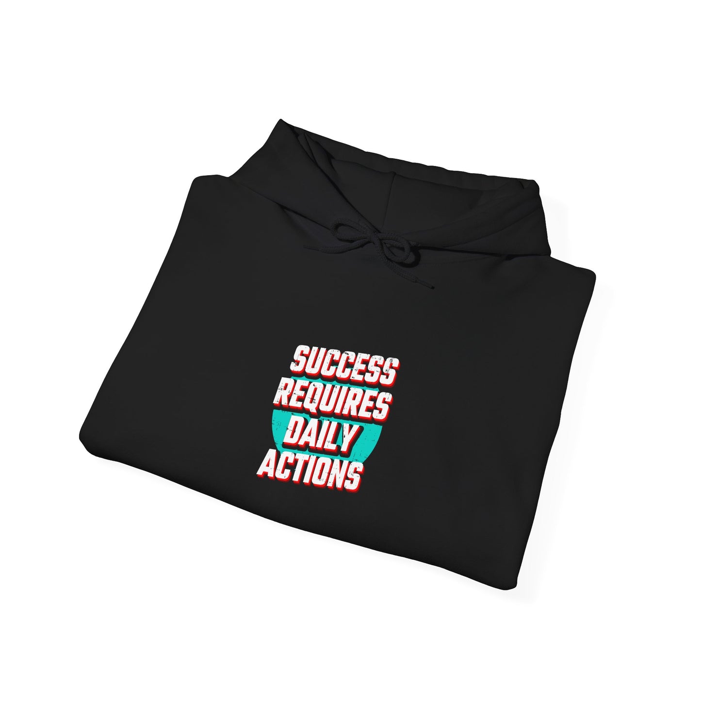 Success Requires Daily Actions Unisex Heavy Blend™ Hooded Sweatshirt
