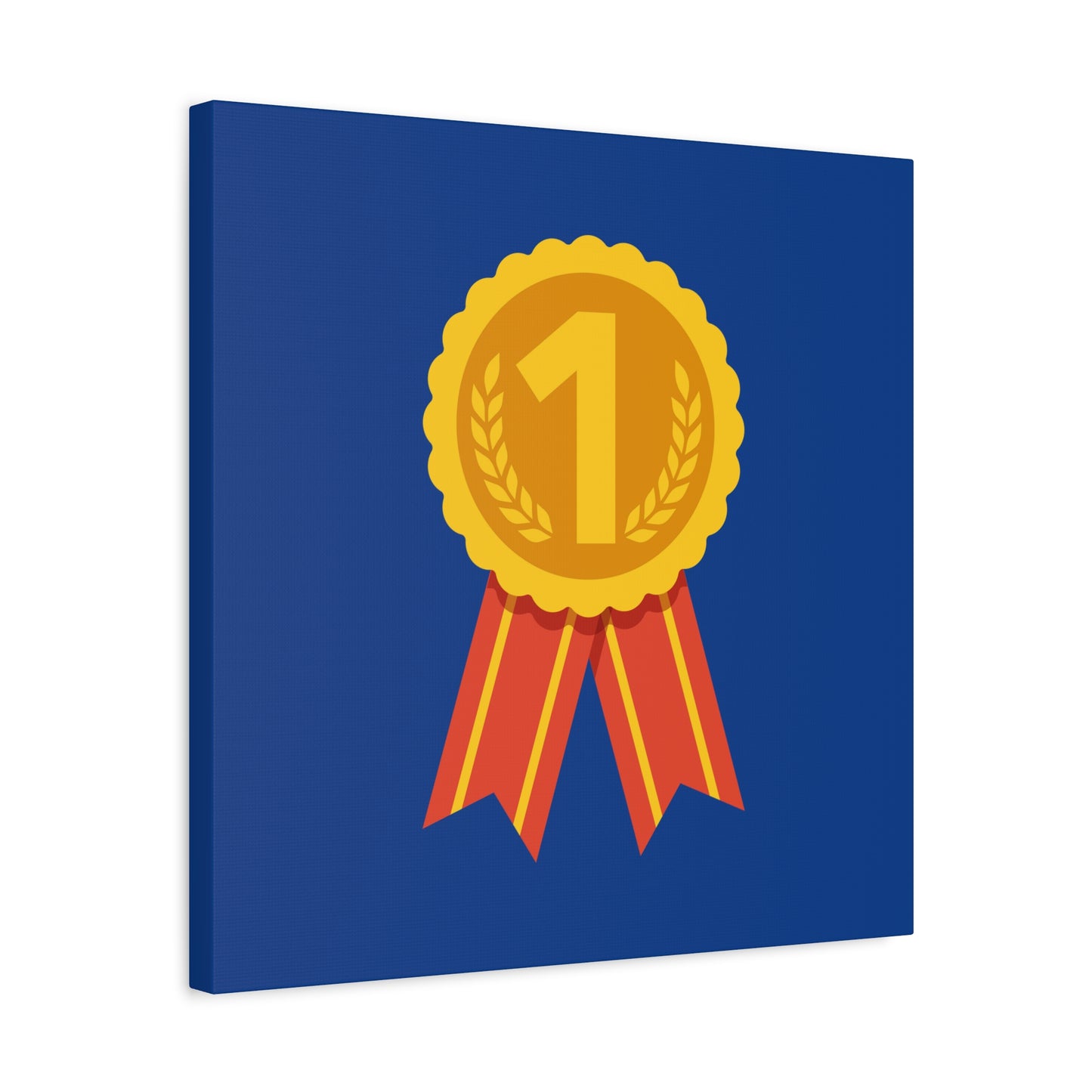 Gold Medal Symbol Matte Canvas, Stretched, 1.25"