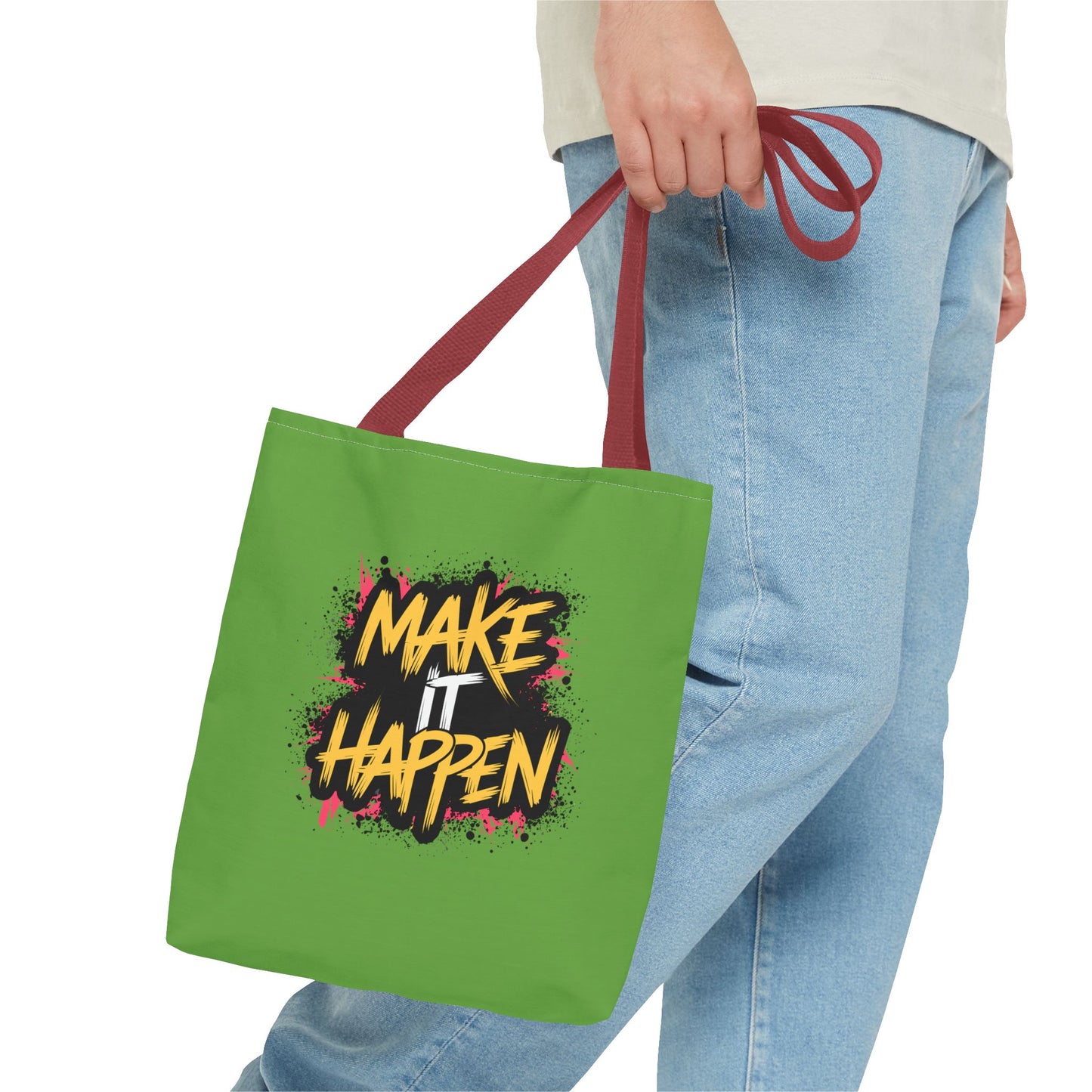 Make It Happen Tote Bag (AOP)