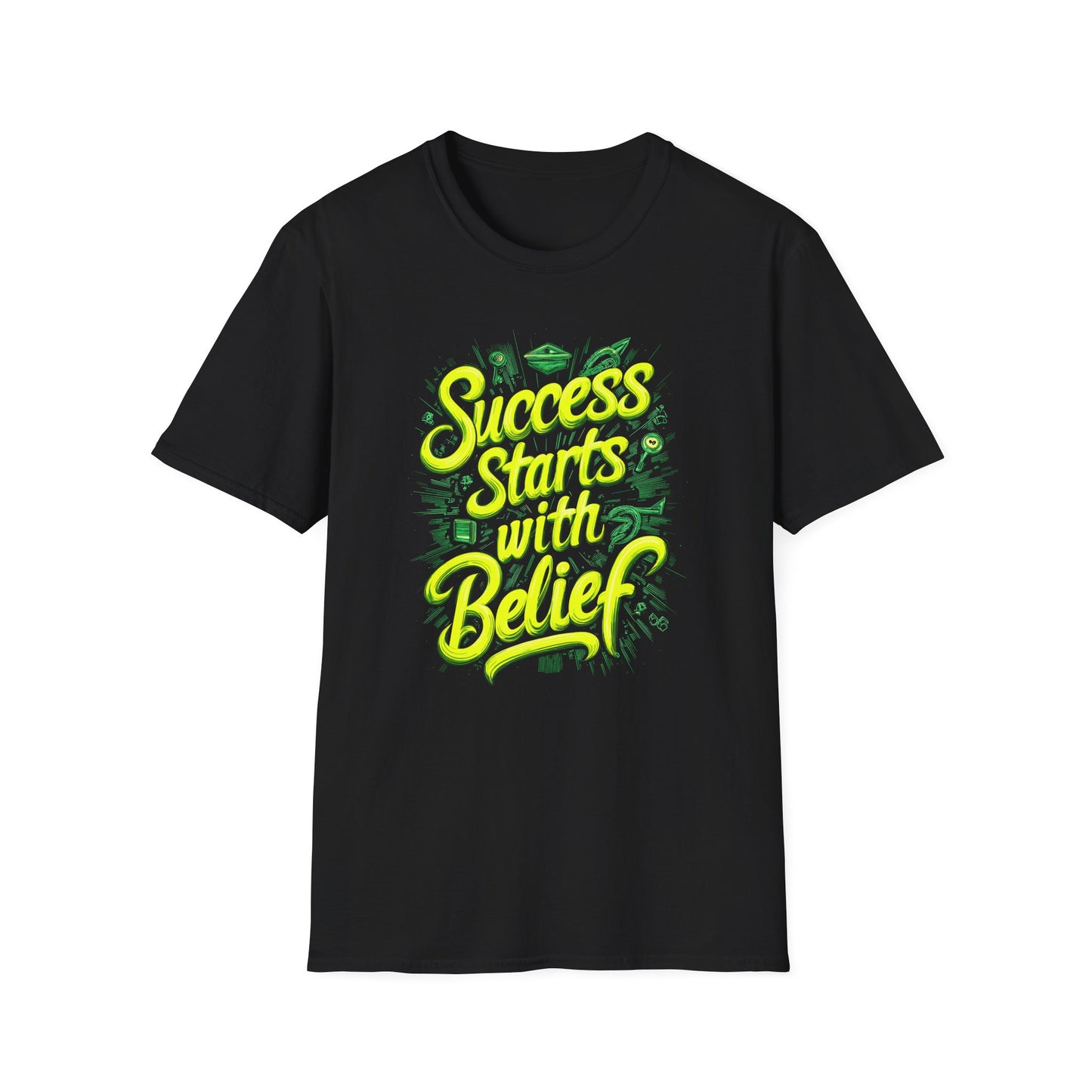 Success Starts With Belief Unisex Softstyle T-Shirt