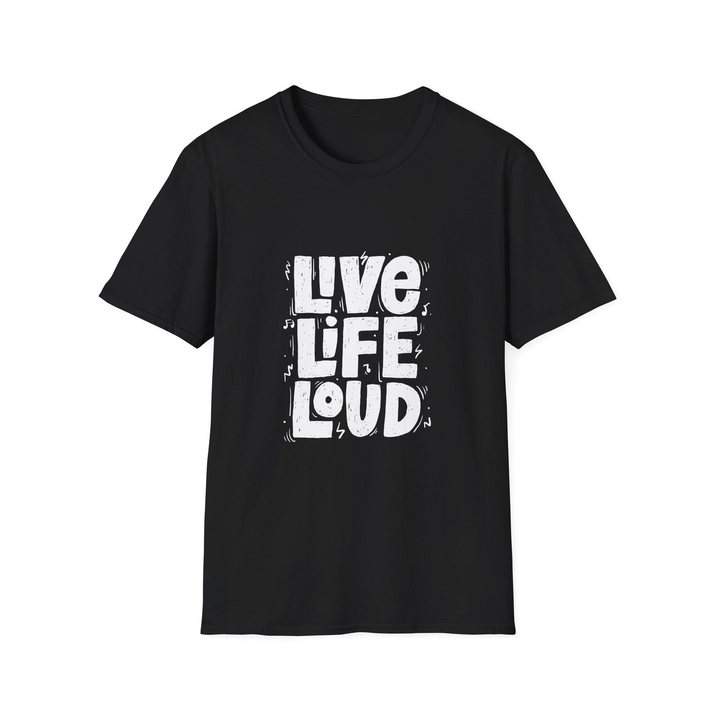 Live Life Loud Unisex Softstyle T-Shirt