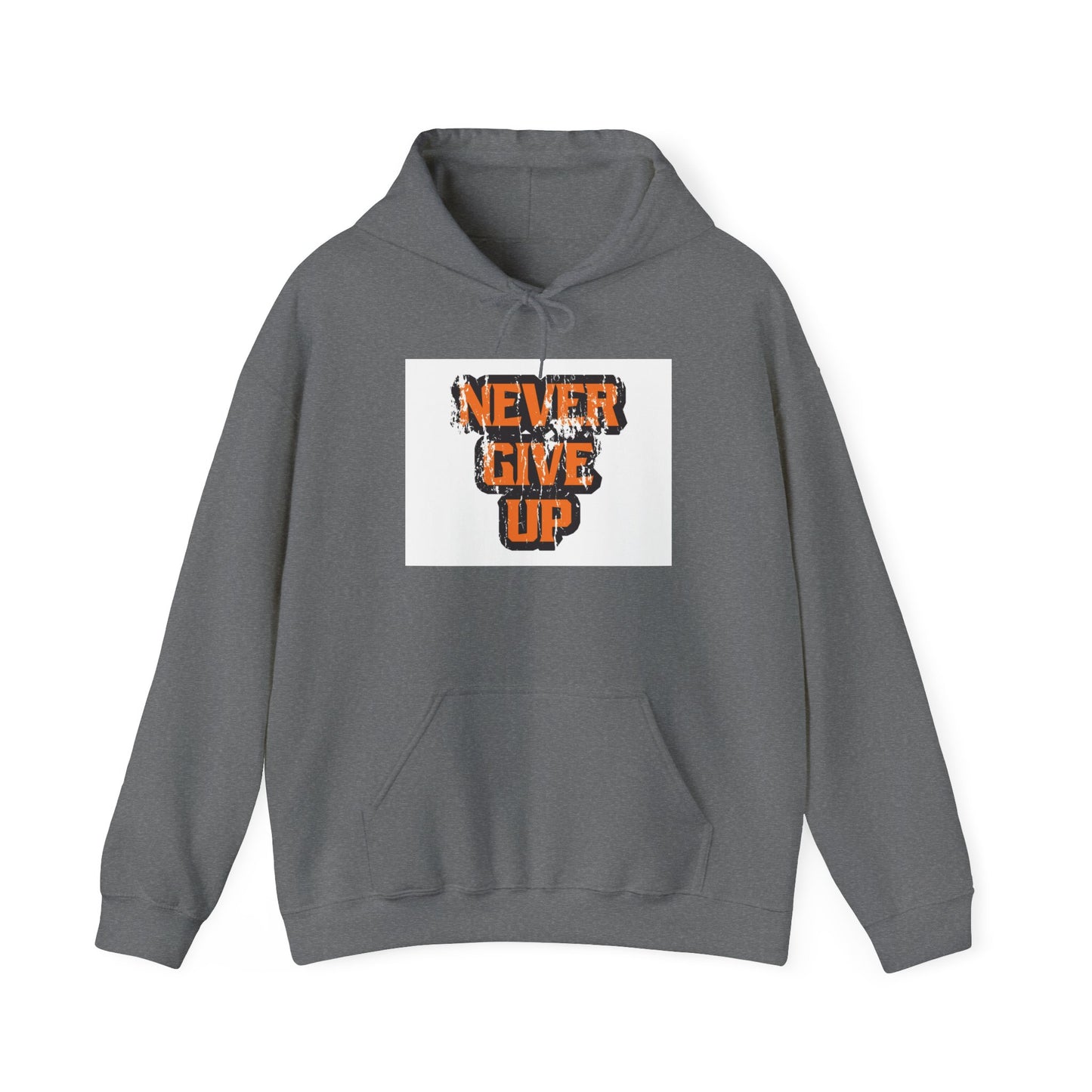 Never Give Up Unisex Heavy Blend™ Hooded Sweatshirt