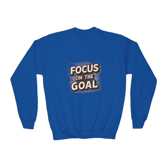 Focus On The Goal Youth Crewneck Sweatshirt