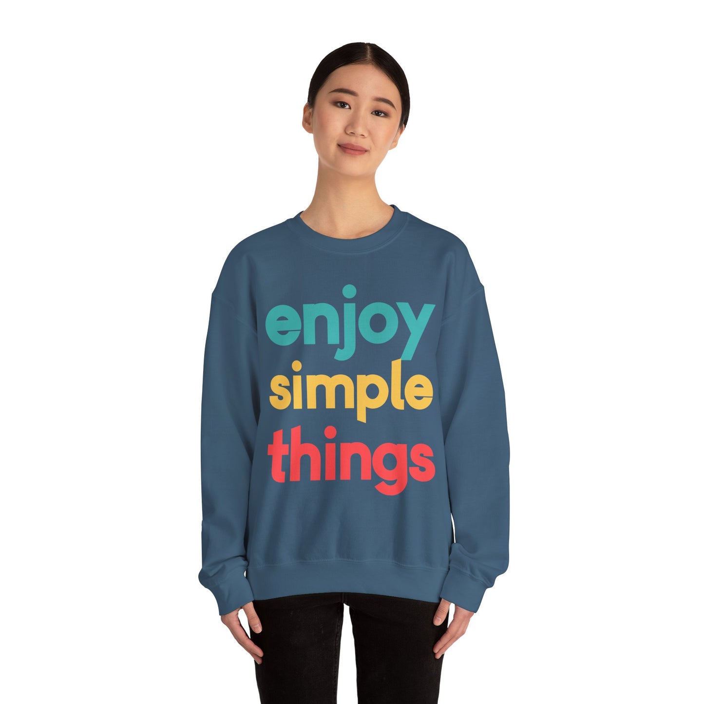 Enjoy Simple Things Unisex Heavy Blend™ Crewneck Sweatshirt