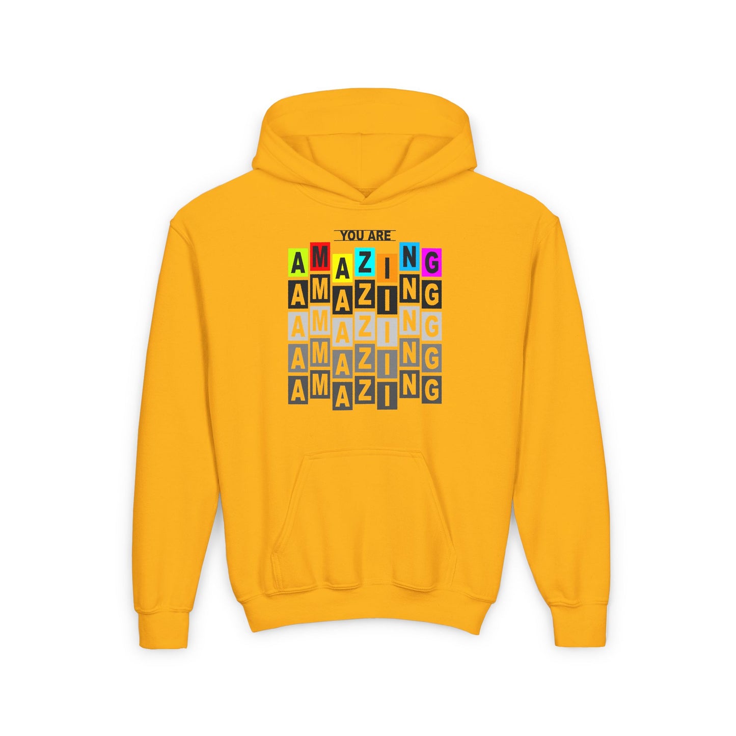 You Are Amazing Youth Heavy Blend Hooded Sweatshirt