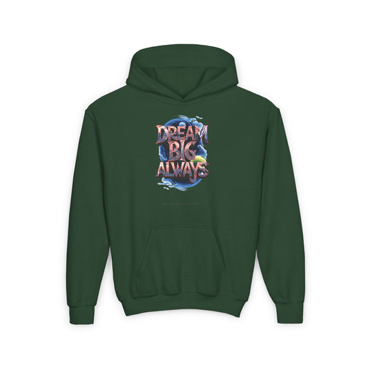 Dream Big Always Youth Heavy Blend Hooded Sweatshirt