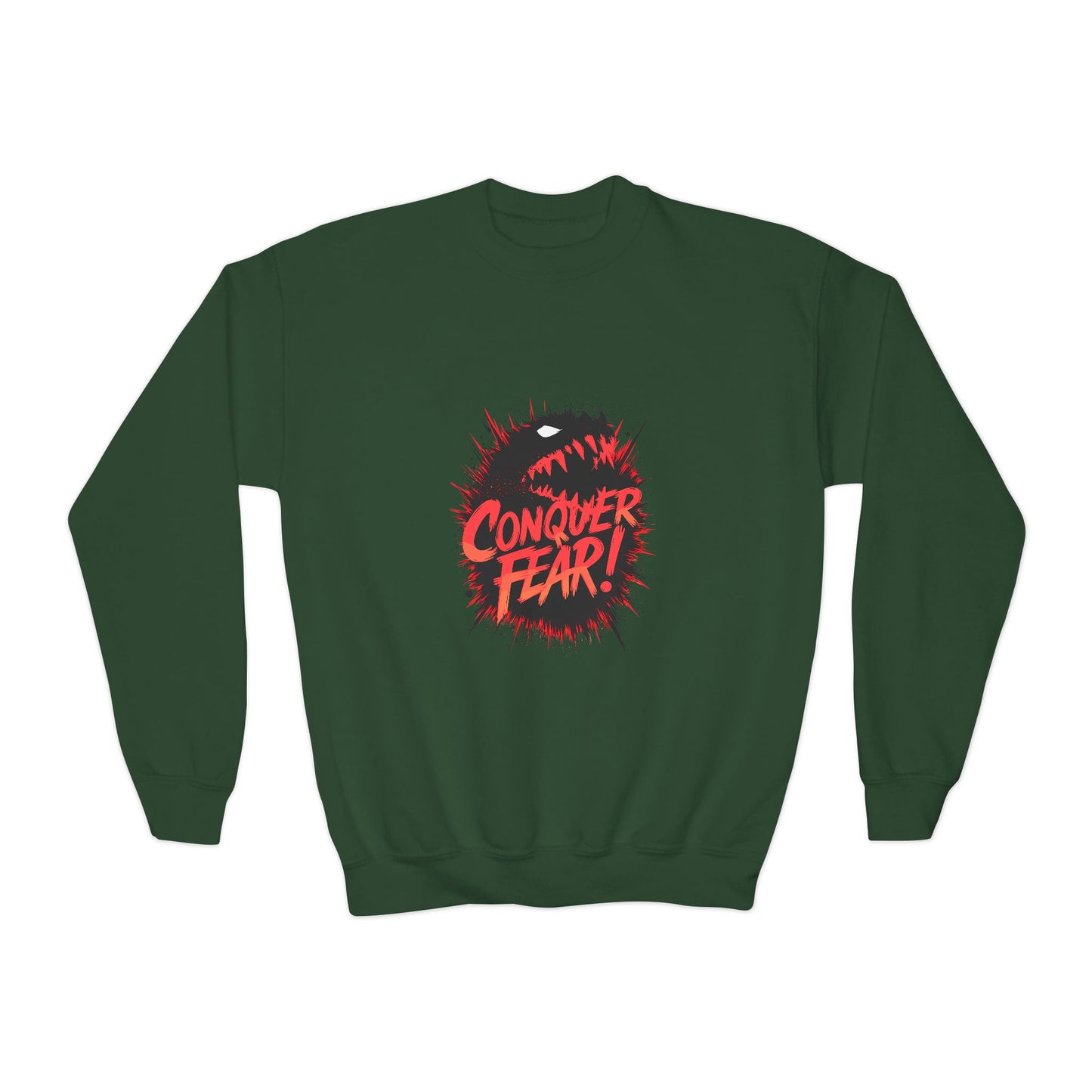 Conquer Fear! Youth Crewneck Sweatshirt