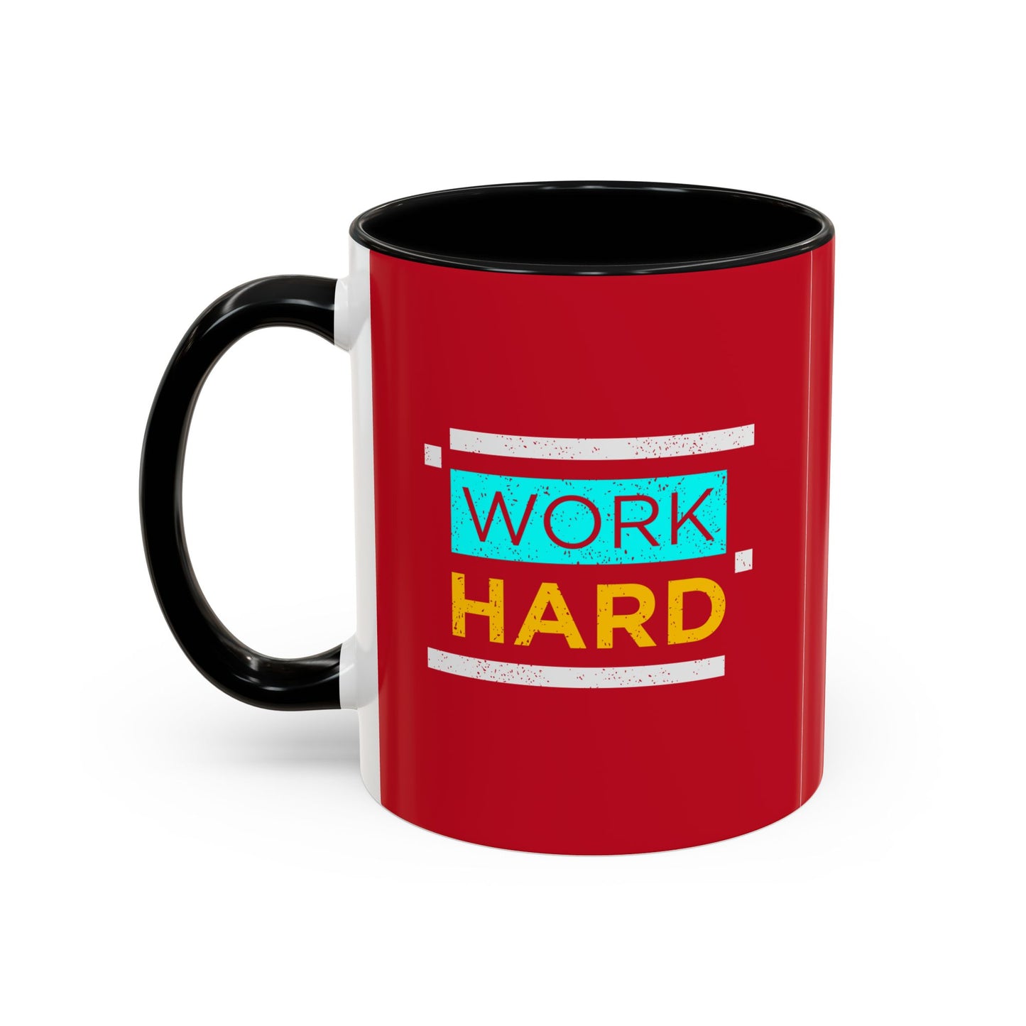 Work Hard Accent Coffee Mug (11, 15oz)