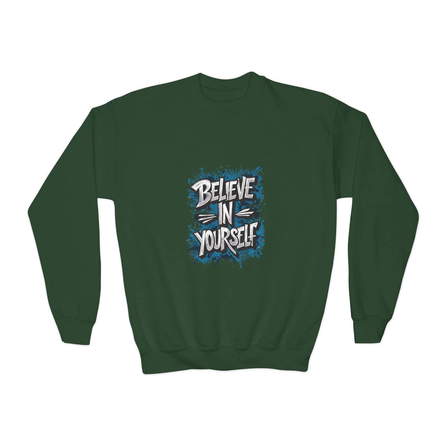 Believe In Yourself Youth Crewneck Sweatshirt