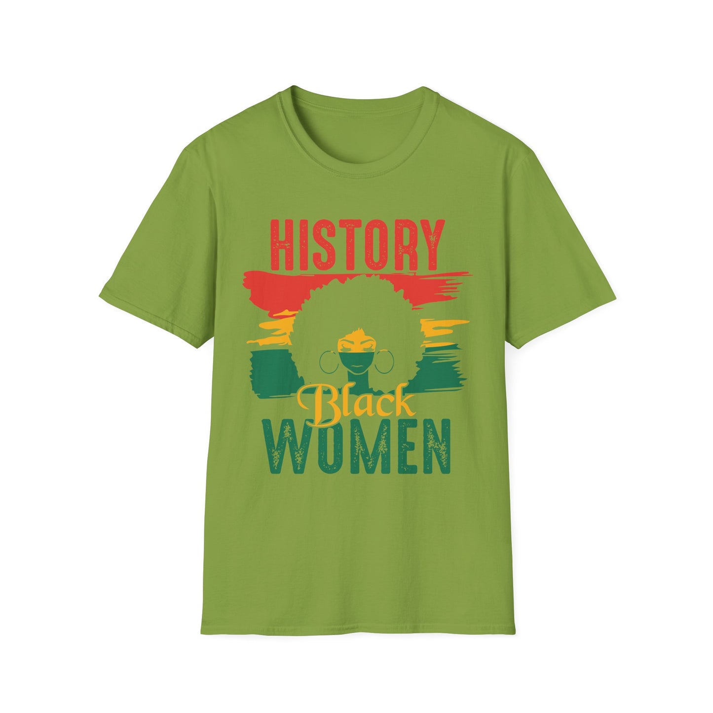 History Black Women Unisex Softstyle T-Shirt