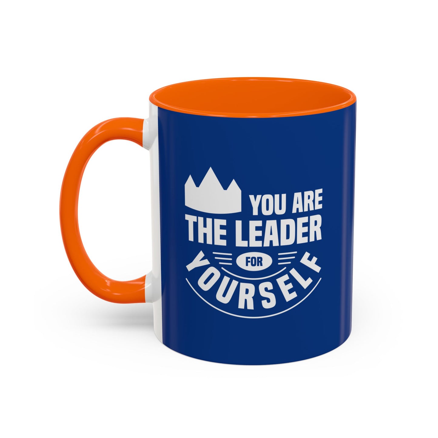 You Are The Leader For Yourself Accent Coffee Mug (11, 15oz)