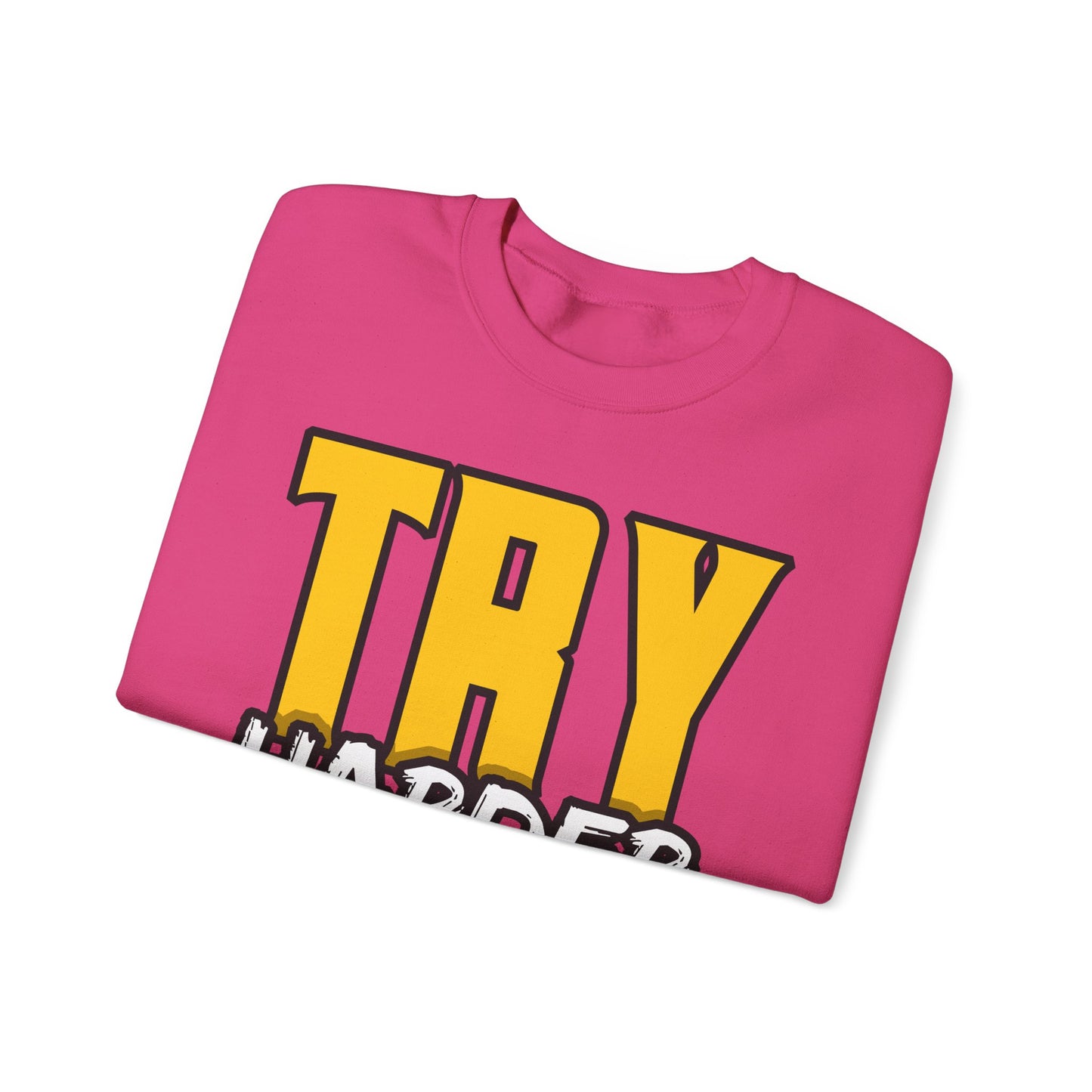 Try Harder Today Unisex Heavy Blend™ Crewneck Sweatshirt