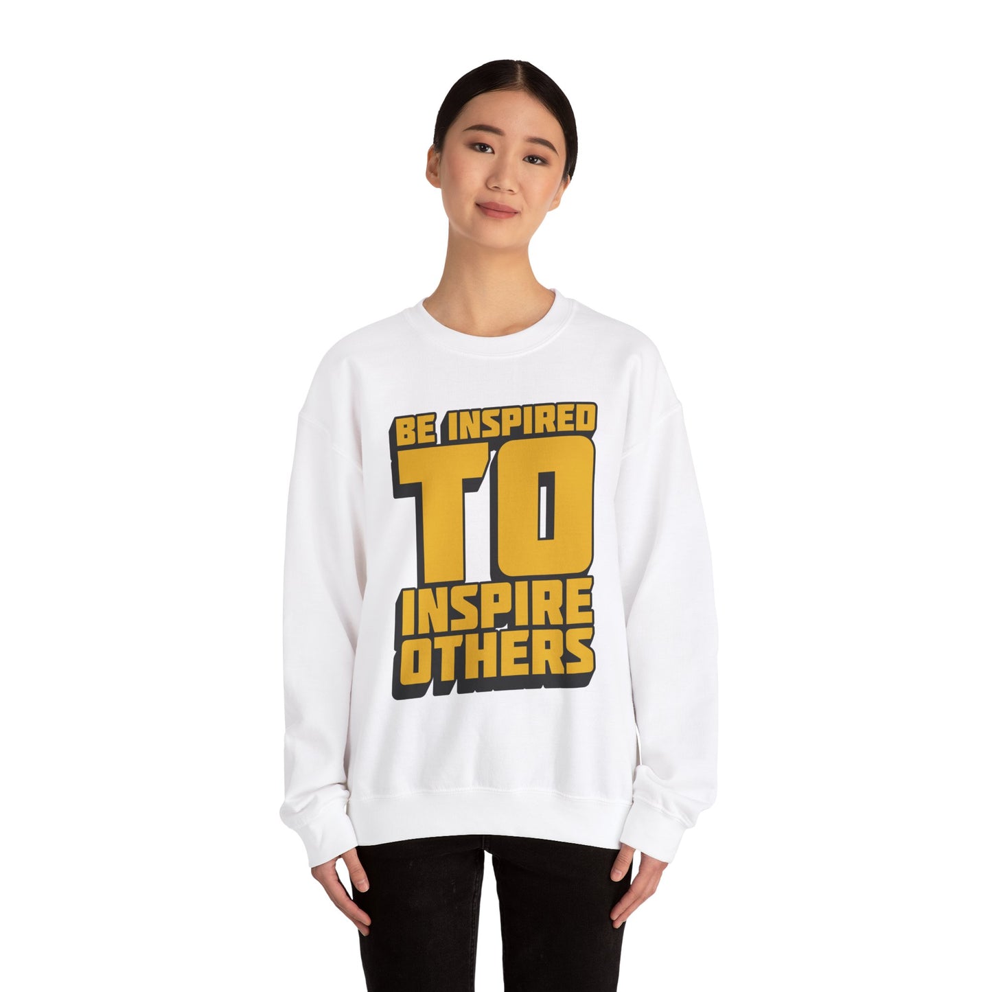 Be Inspired To Inspire Others Unisex Heavy Blend™ Crewneck Sweatshirt