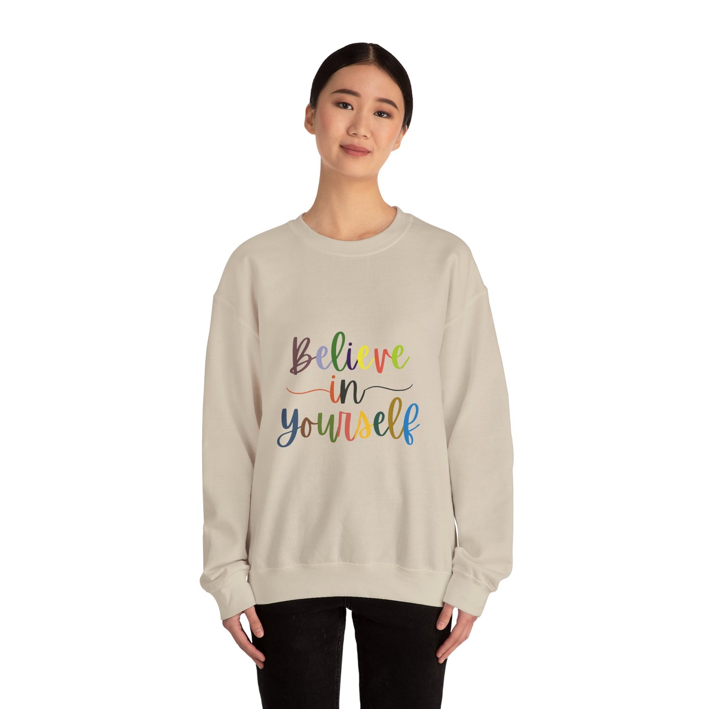 Believe In Your Self Unisex Heavy Blend™ Crewneck Sweatshirt