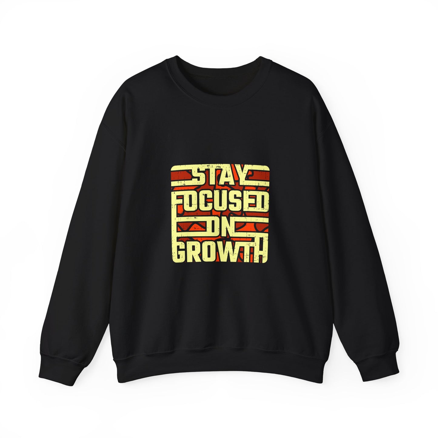 Stay Focused On Growth Unisex Heavy Blend™ Crewneck Sweatshirt