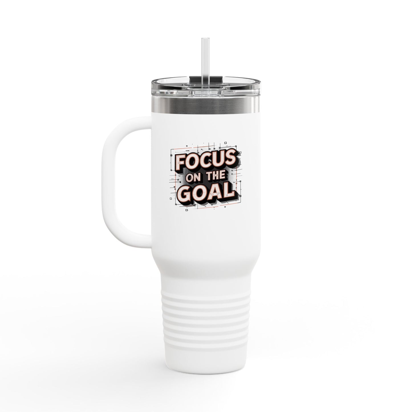 Focus On The Goal Insulated Travel Mug, 40oz