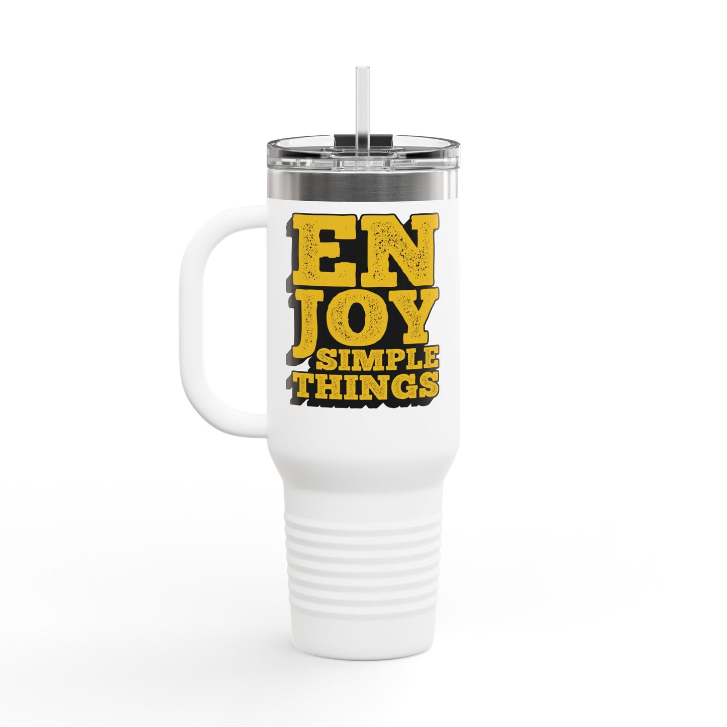 Enjoy Simple Things Insulated Travel Mug, 40oz