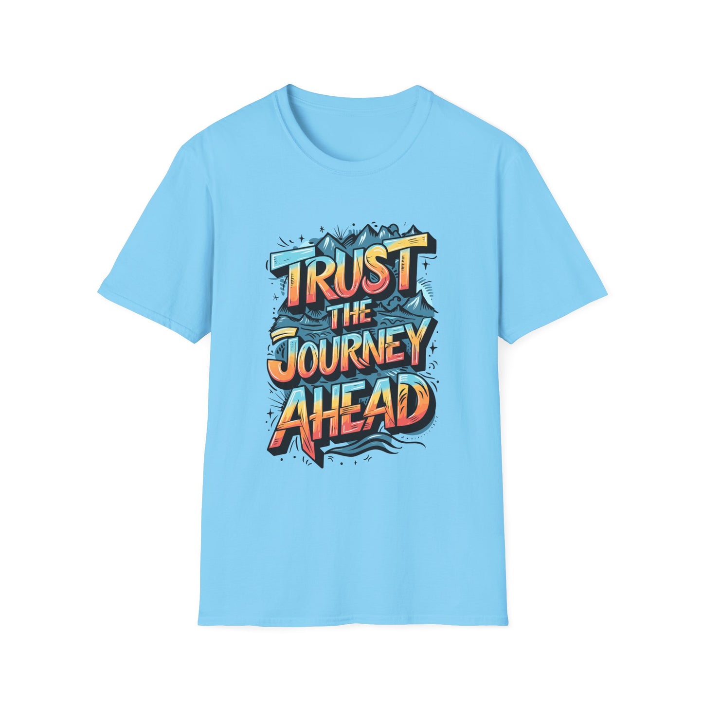 Trust The Journey Ahead Unisex Softstyle T-Shirt