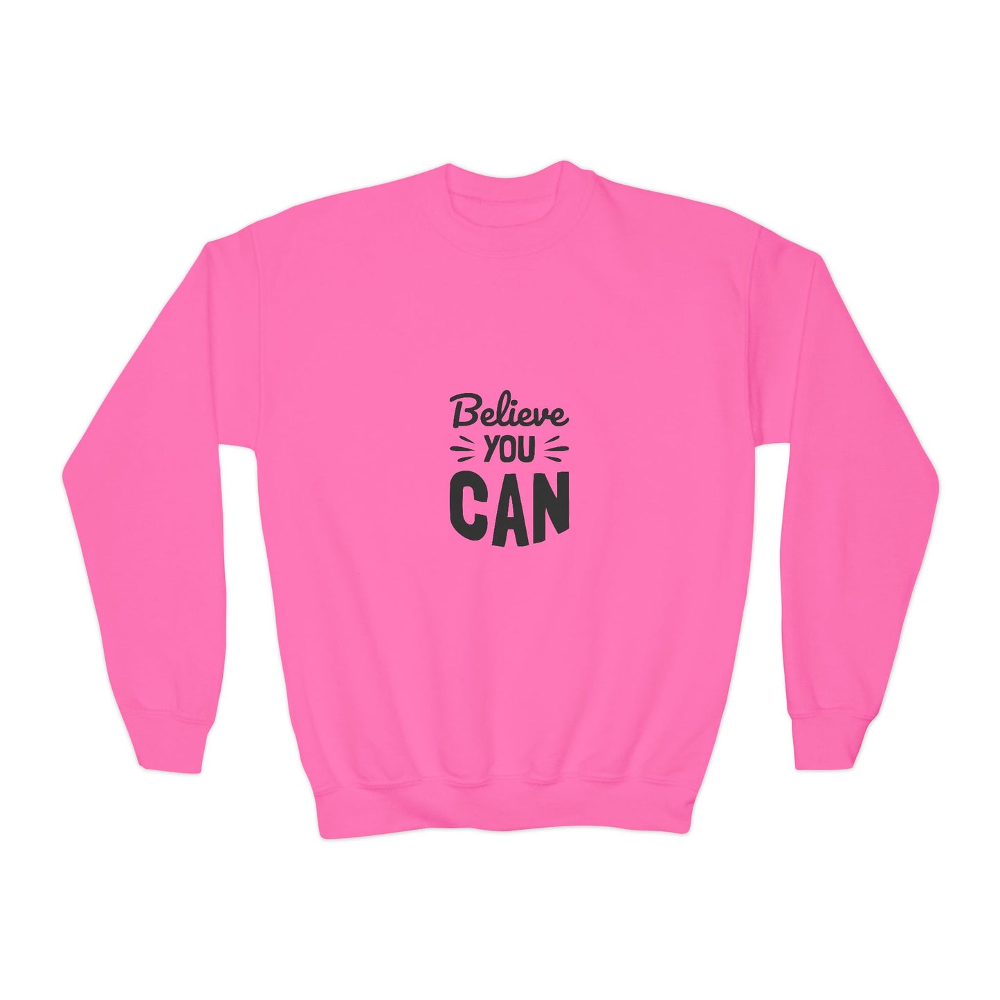 Believe You Can Youth Crewneck Sweatshirt