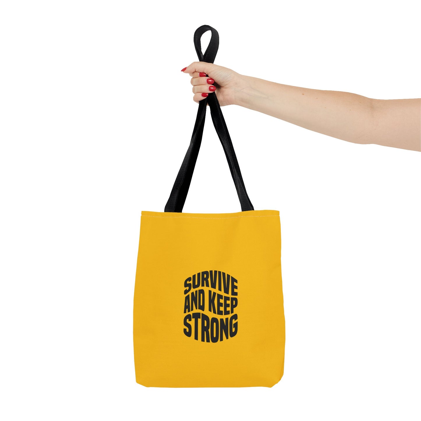 Survive And Keep Strong Tote Bag (AOP)