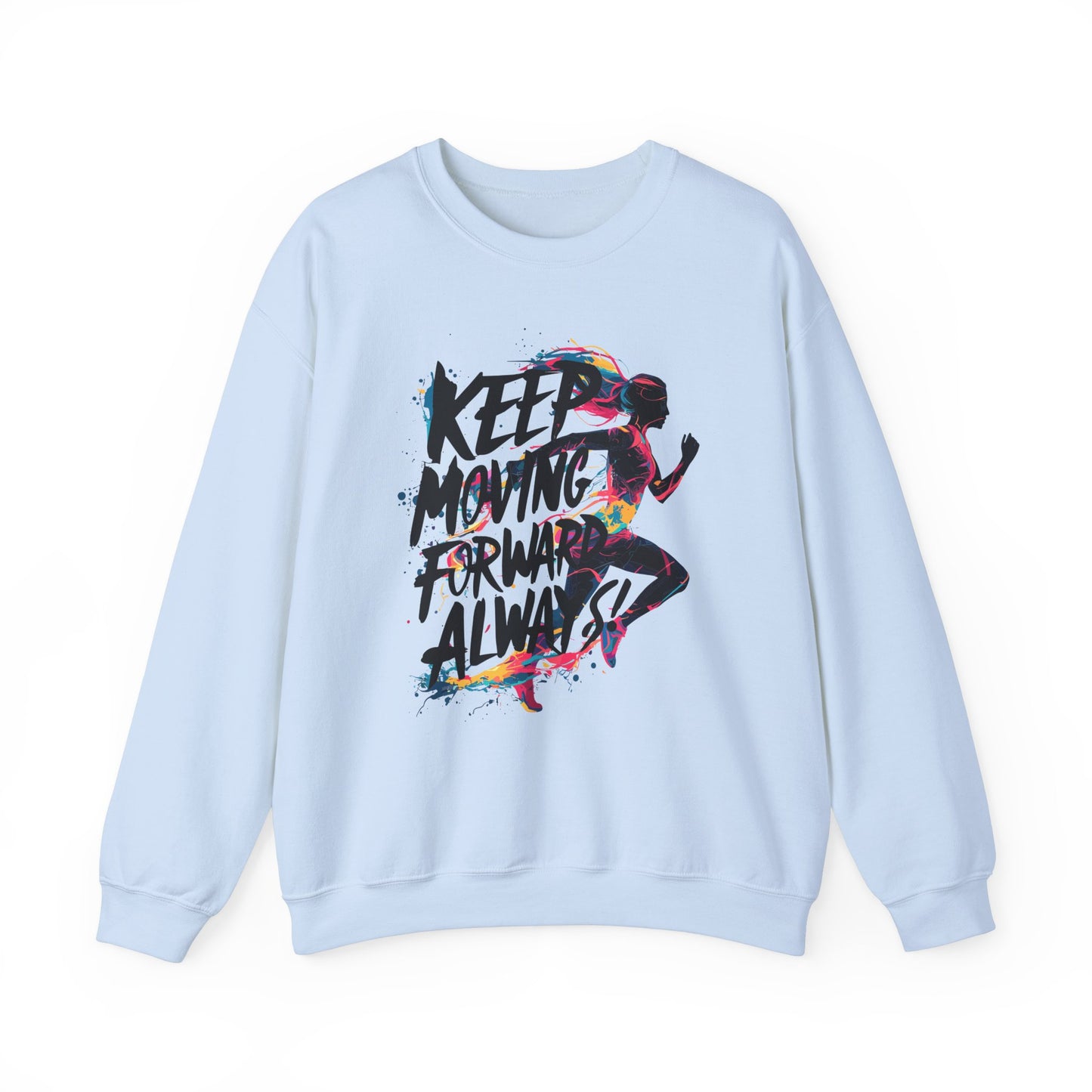 Keep Moving Forward Always Unisex Heavy Blend™ Crewneck Sweatshirt