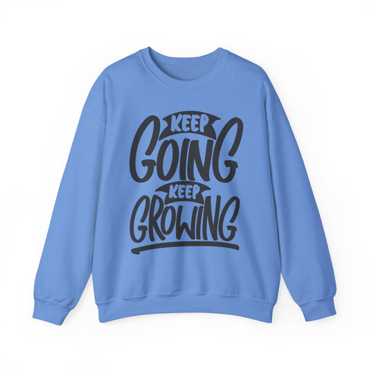 Keep Going Keep Growing Unisex Heavy Blend™ Crewneck Sweatshirt