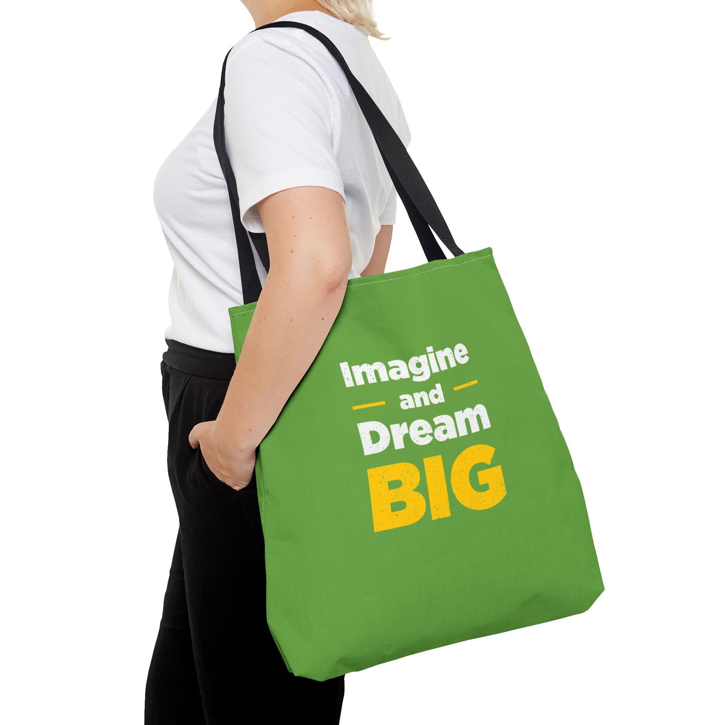 Imagine And Dream Big Tote Bag (AOP)