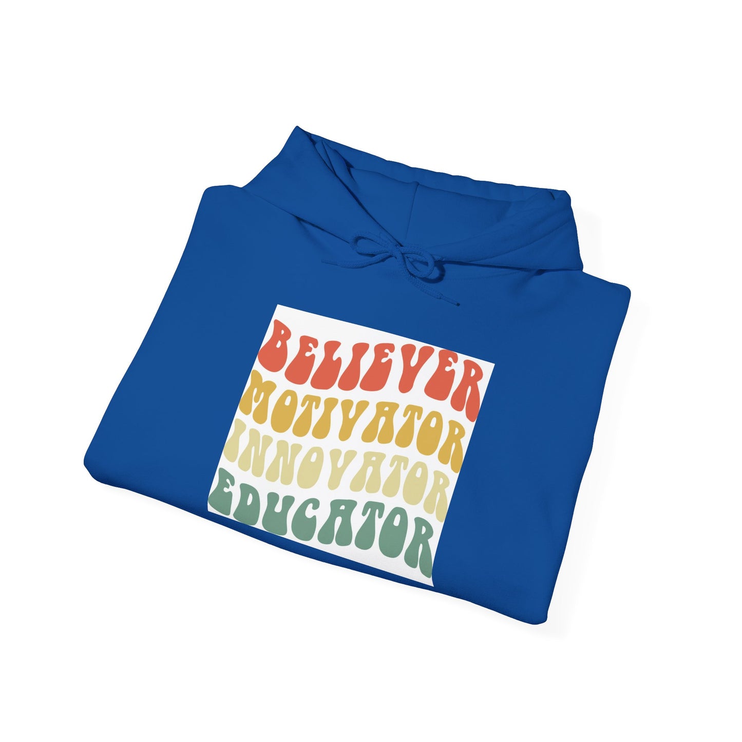 Believer Motivator Innovator Educator Unisex Heavy Blend™ Hooded Sweatshirt