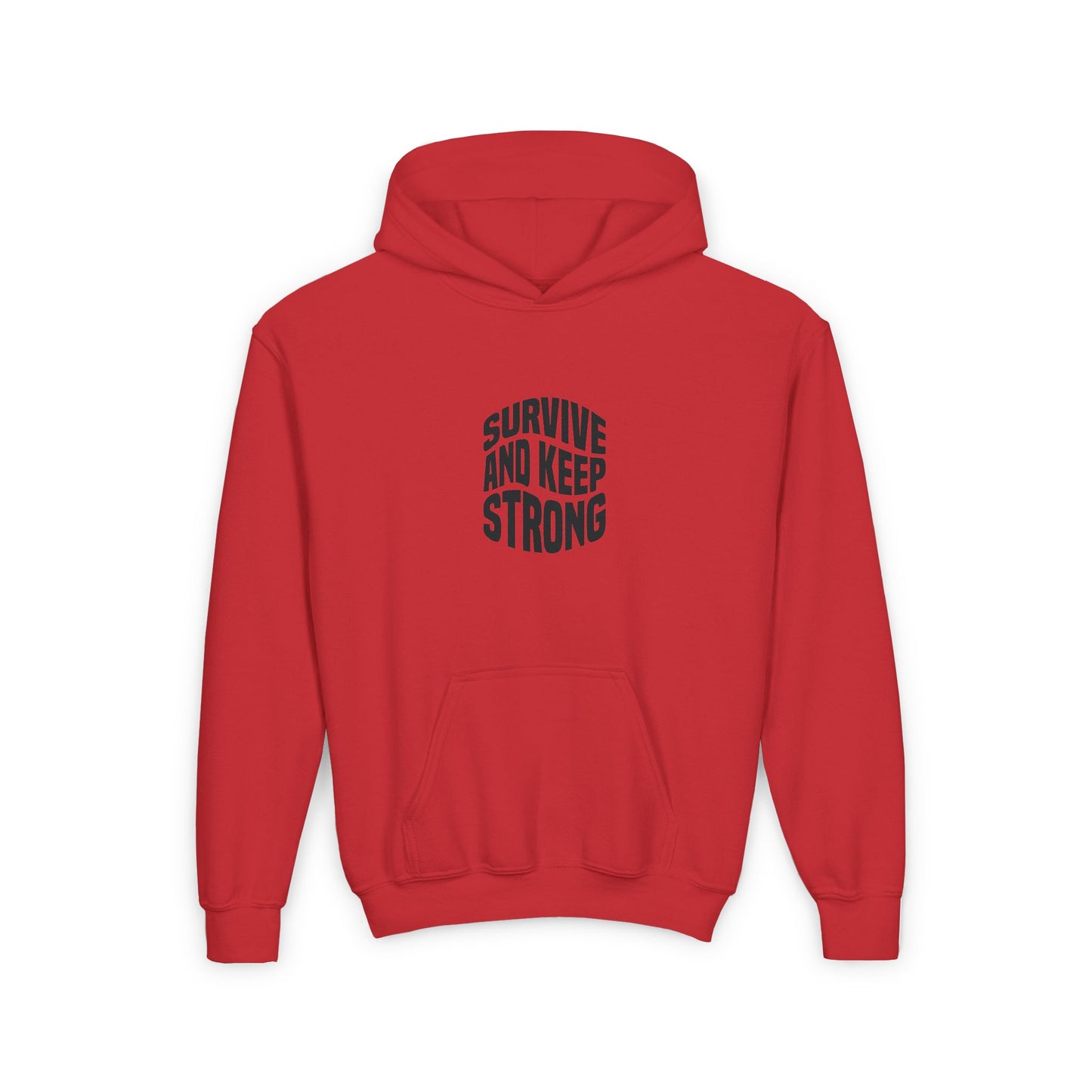 Survive And Keep Strong Youth Heavy Blend Hooded Sweatshirt