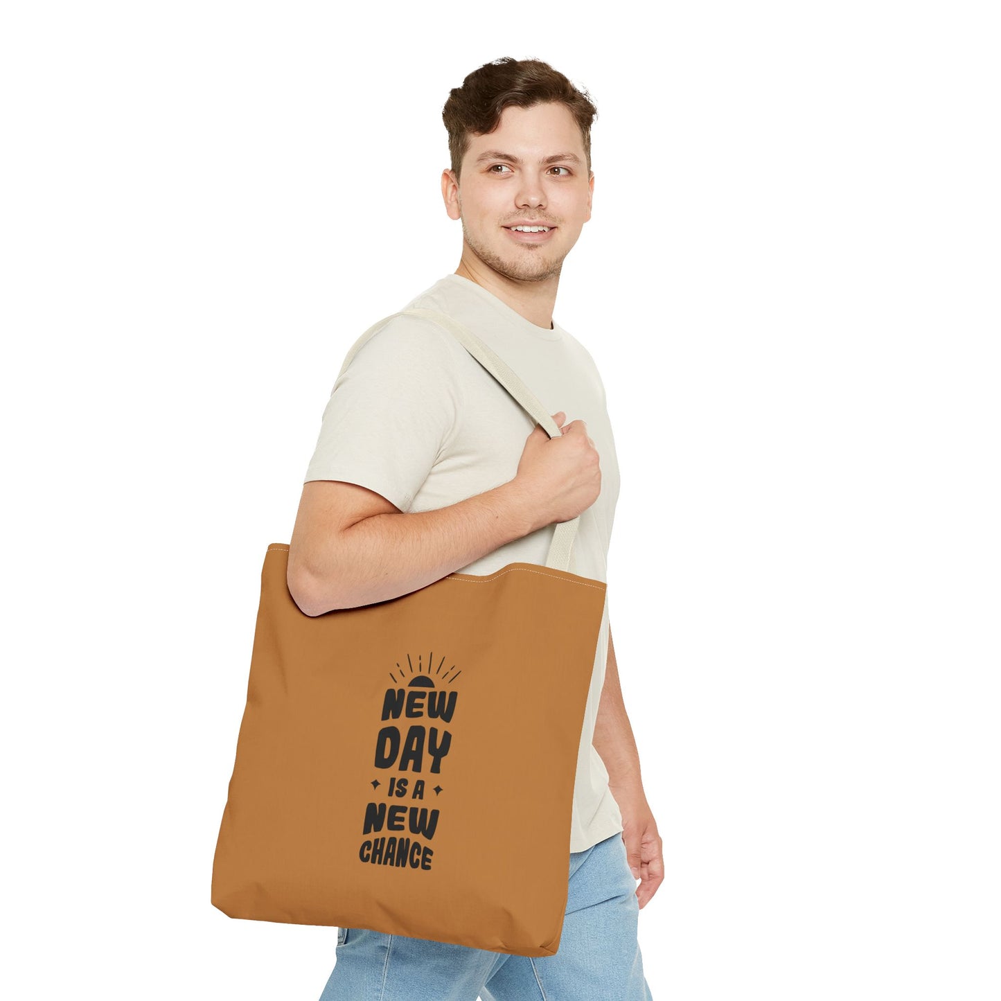 New Day Is A New Change Tote Bag (AOP)