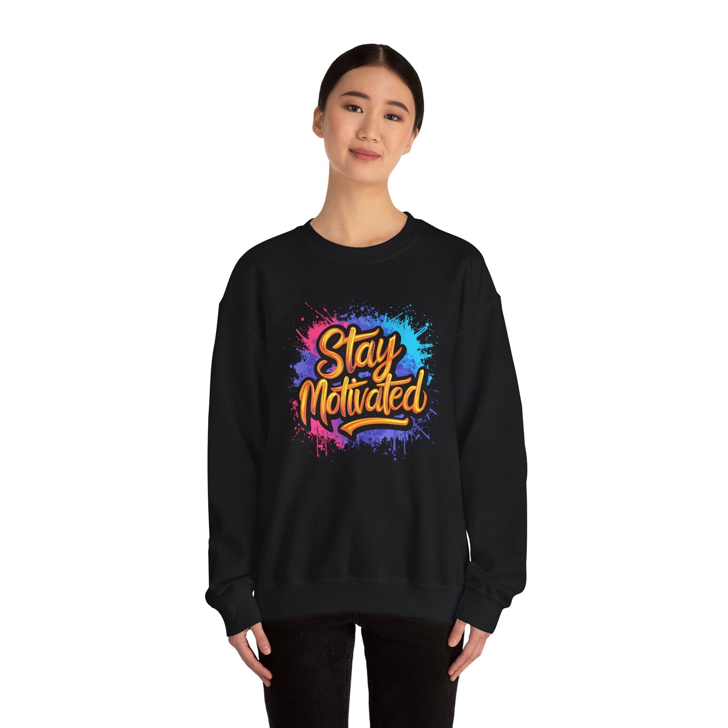Stay Motivated Unisex Heavy Blend™ Crewneck Sweatshirt