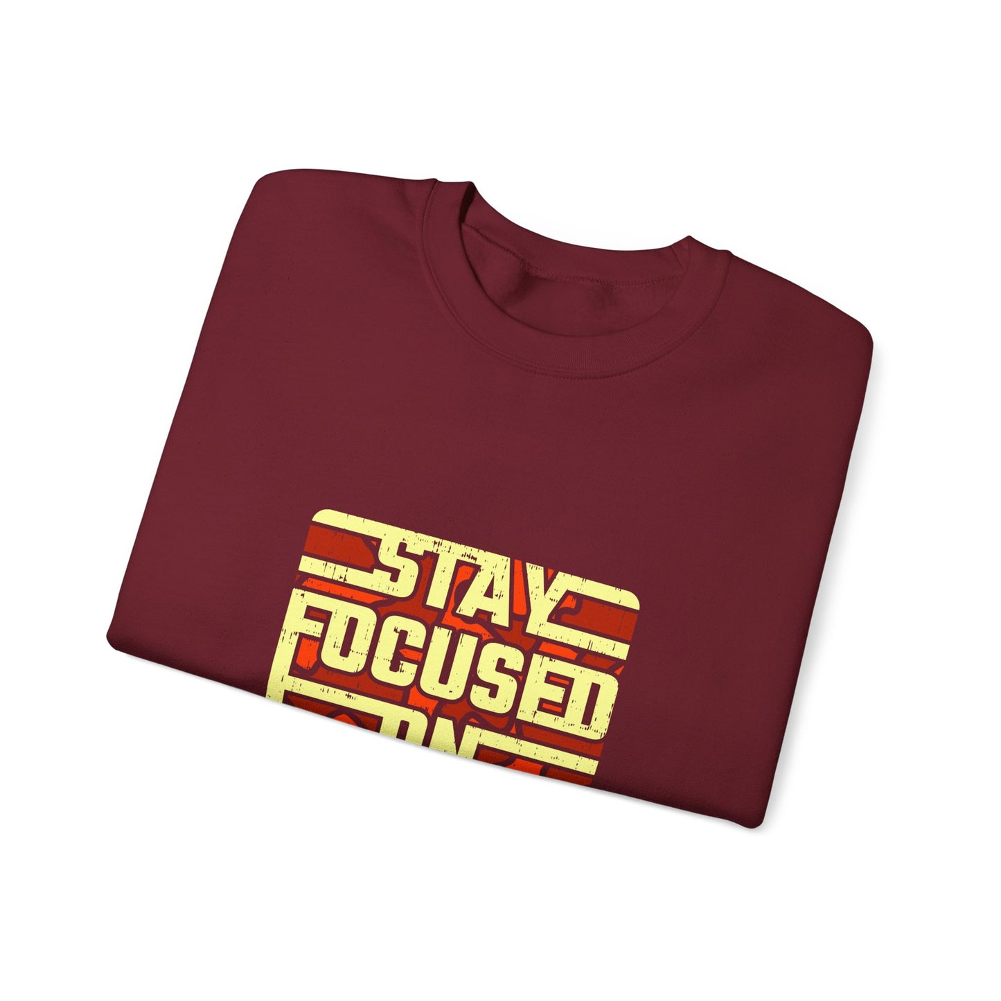 Stay Focused On Growth Unisex Heavy Blend™ Crewneck Sweatshirt