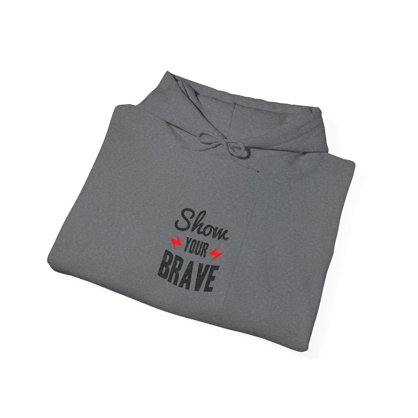 Show Your Brave Unisex Heavy Blend™ Hooded Sweatshirt