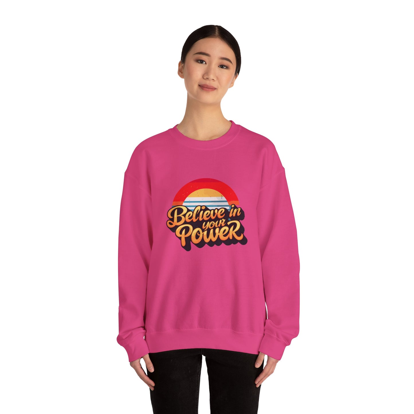 Believe In Your Power Unisex Heavy Blend™ Crewneck Sweatshirt