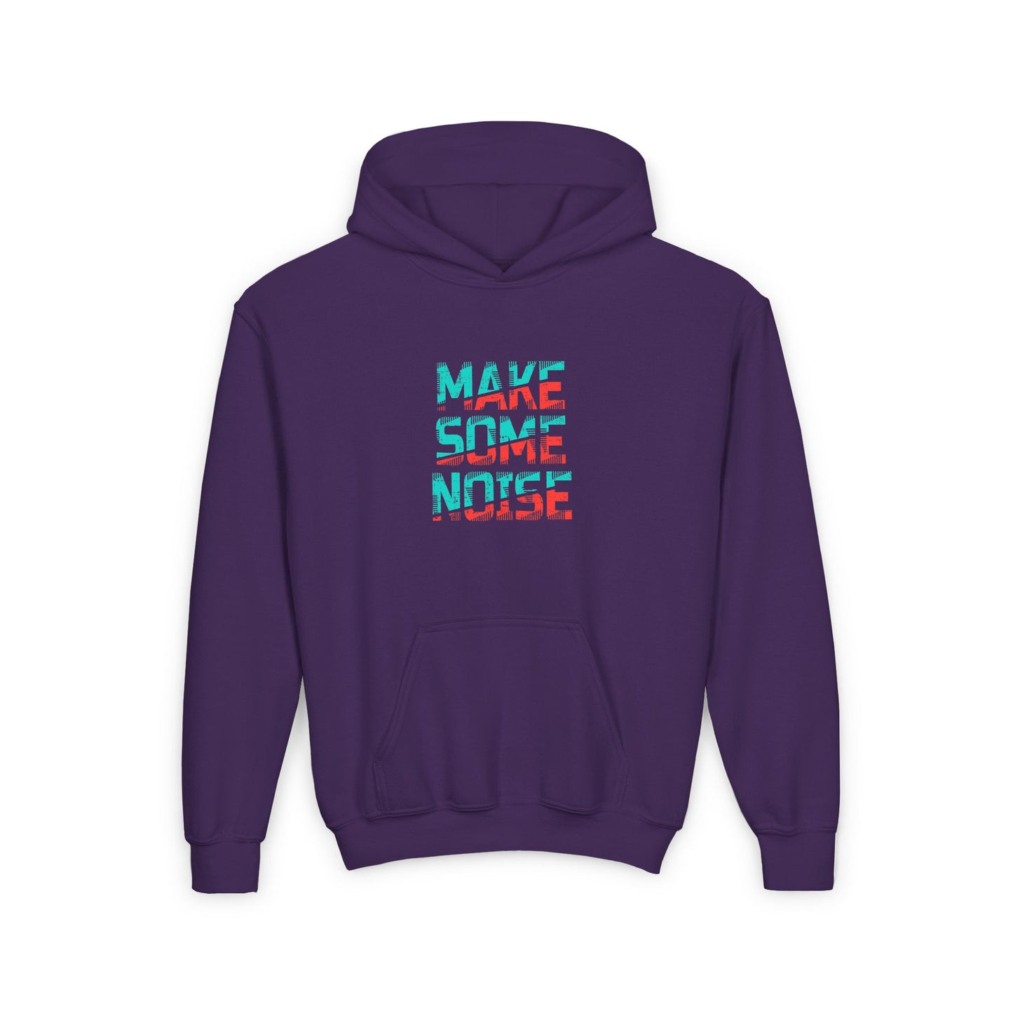 Make Some Noise Youth Heavy Blend Hooded Sweatshirt