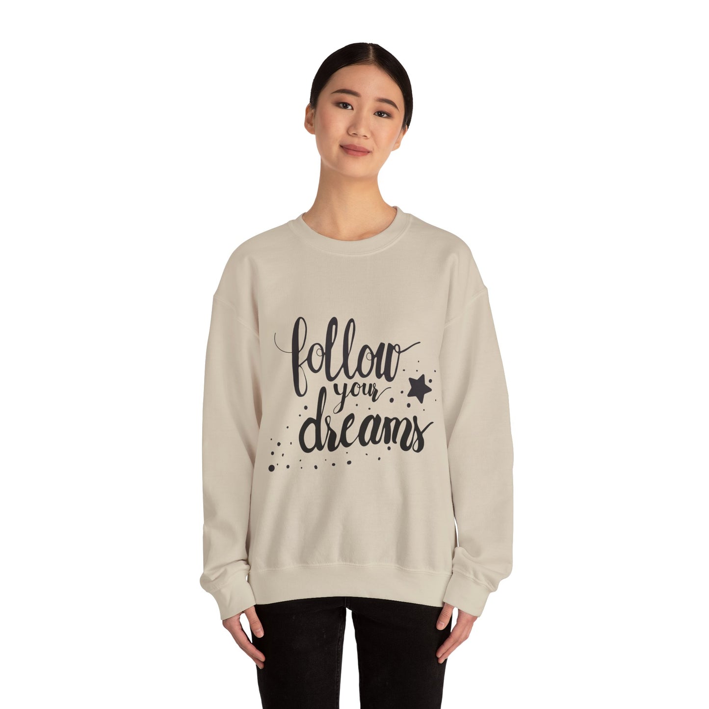 Follow Your Dreams Unisex Heavy Blend™ Crewneck Sweatshirt
