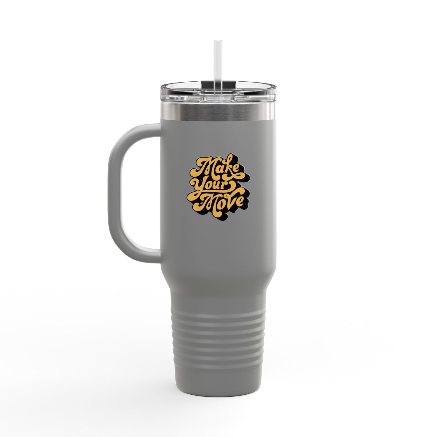 Make Your Move Insulated Travel Mug, 40oz