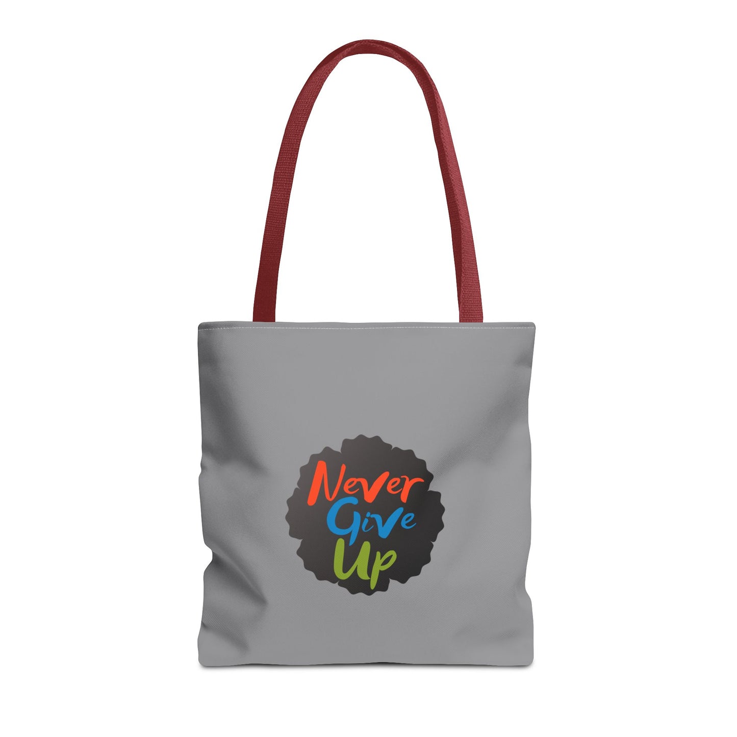 Never Give Up Tote Bag (AOP)