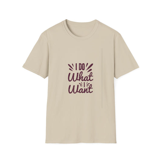 I Do What I Want Unisex Softstyle T-Shirt