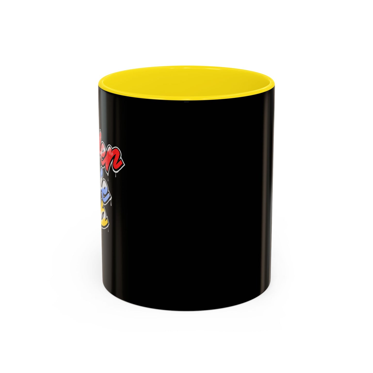 Never Give Up Accent Coffee Mug (11, 15oz)