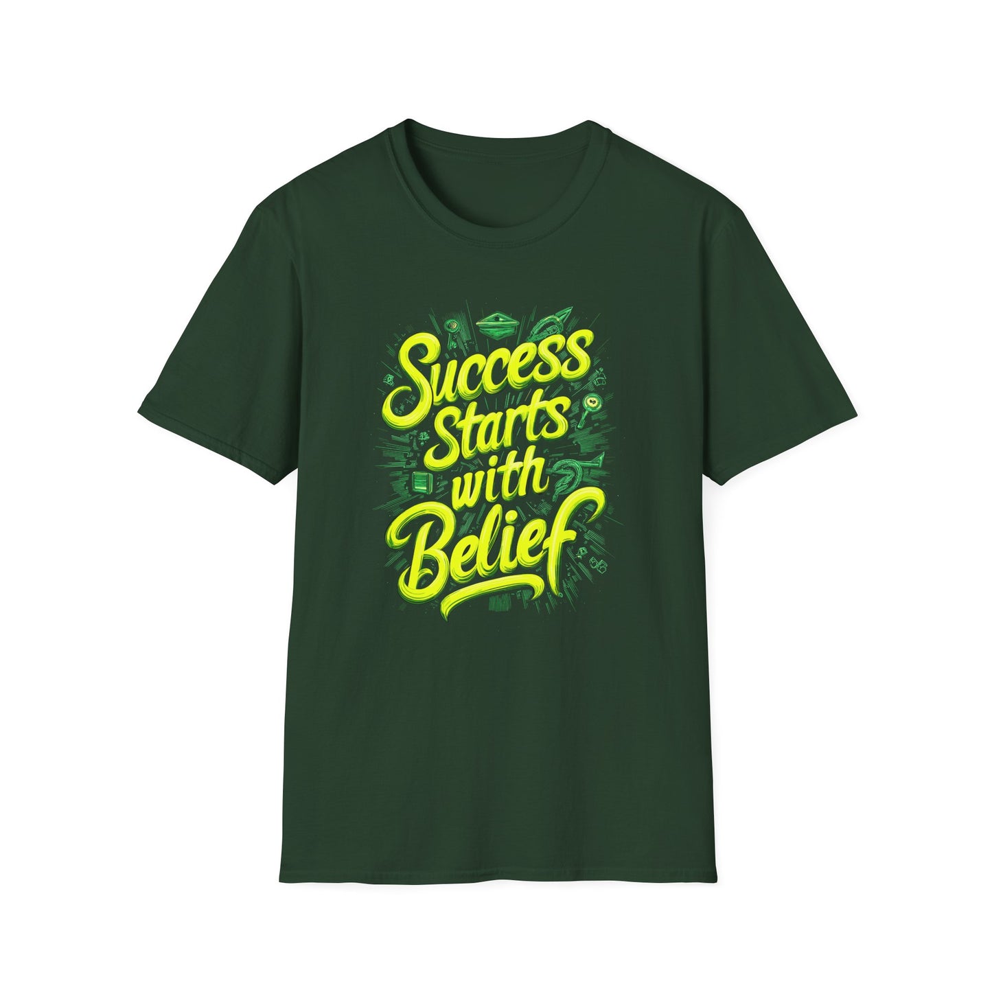Success Starts With Belief Unisex Softstyle T-Shirt