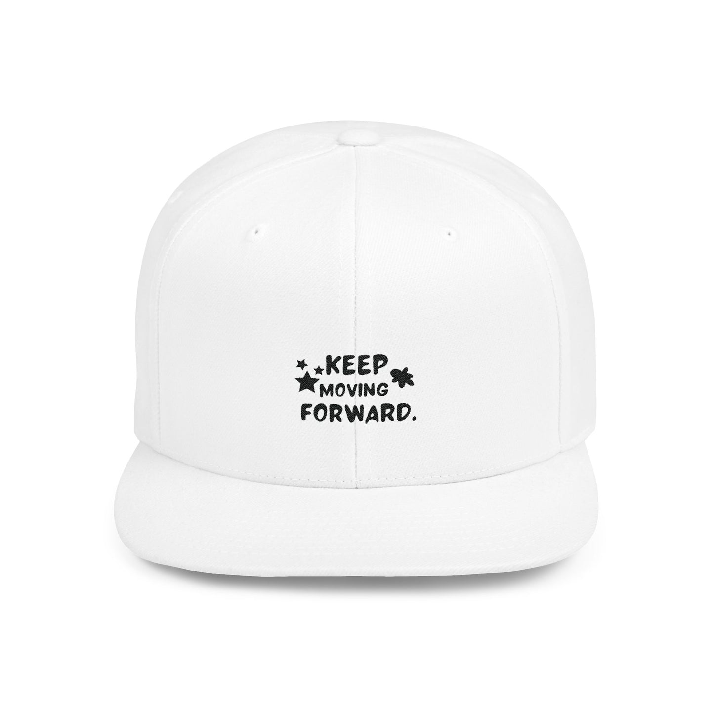 Keep Moving Forward Flat Bill Snapback