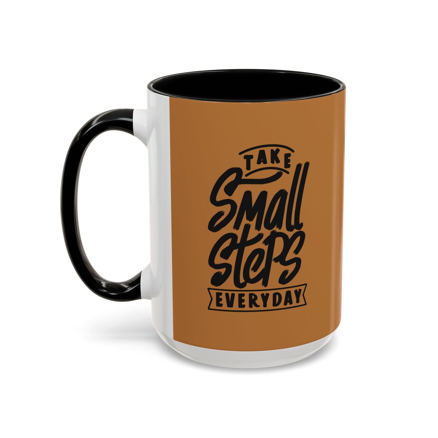 Take Small Steps Everyday Accent Coffee Mug (11, 15oz)