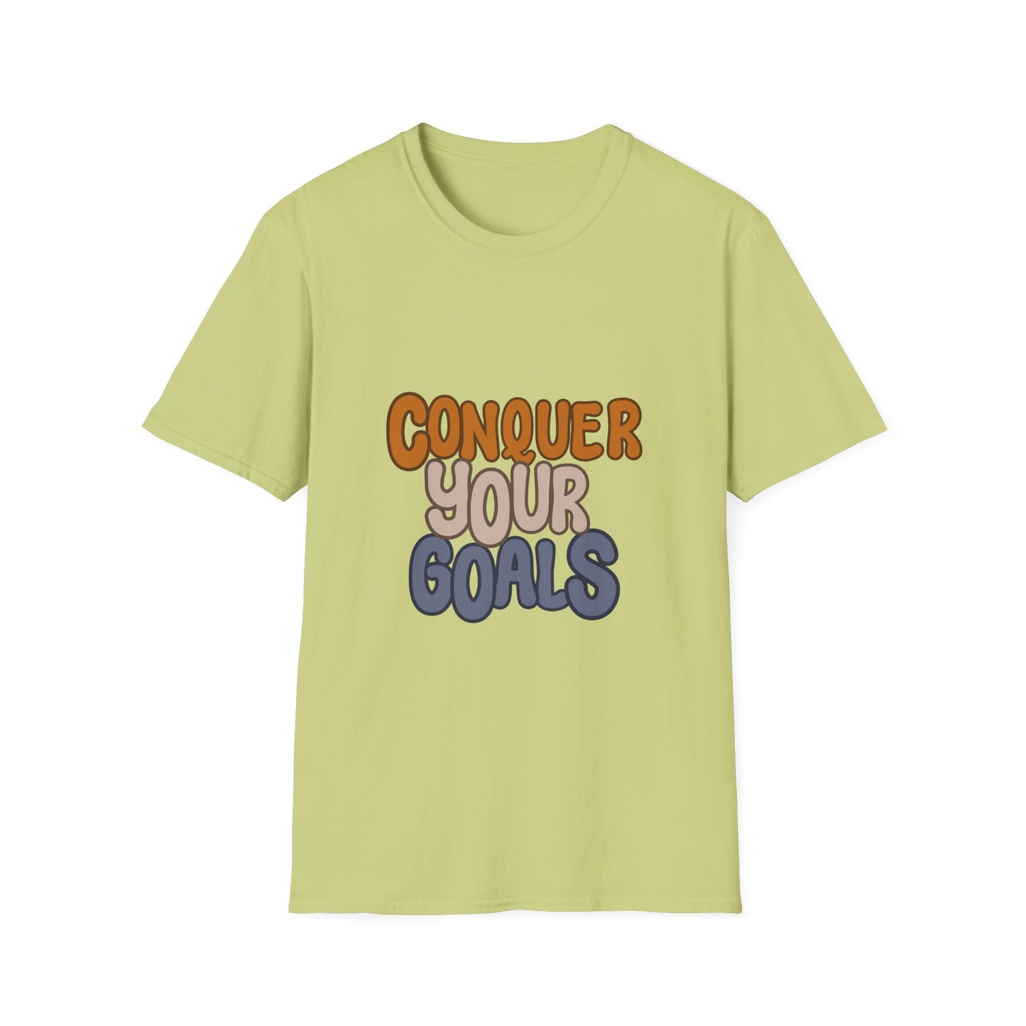 Conquer  Your goals  Unisex Softstyle T-Shirt