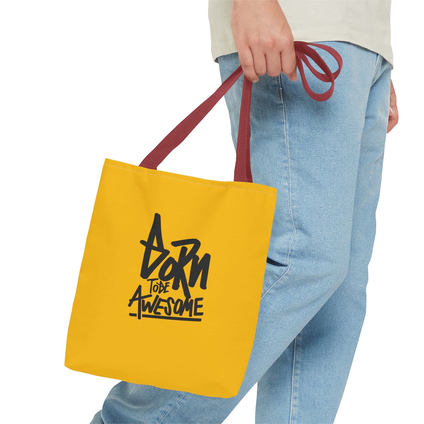 Born To Be Awesome Tote Bag (AOP)