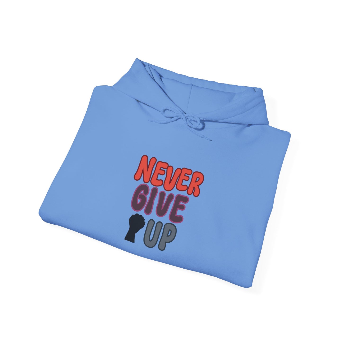 Never Give Up Unisex Heavy Blend™ Hooded Sweatshirt